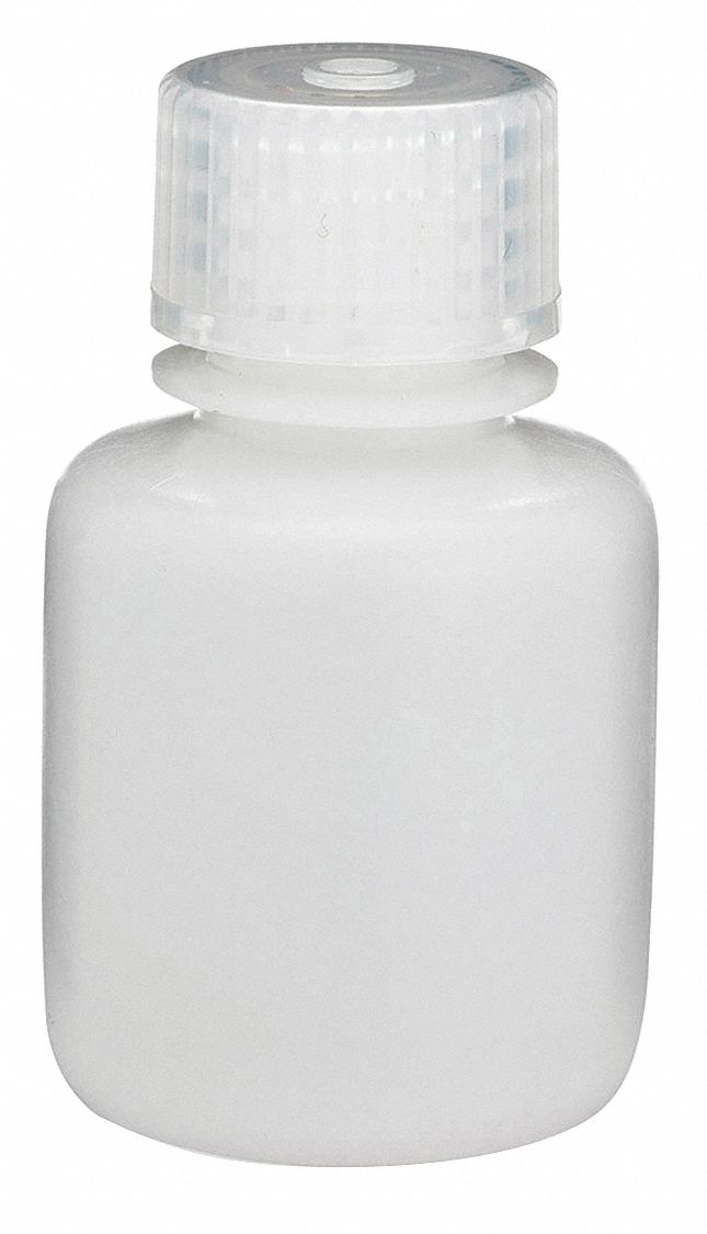 Bottle, 62 mm H, Natural, 36 mm Dia, PK12