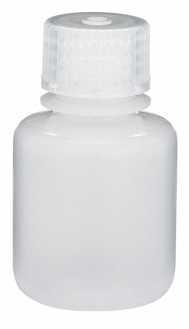 Bottle, 62 mm H, Natural, 36 mm Dia, PK12