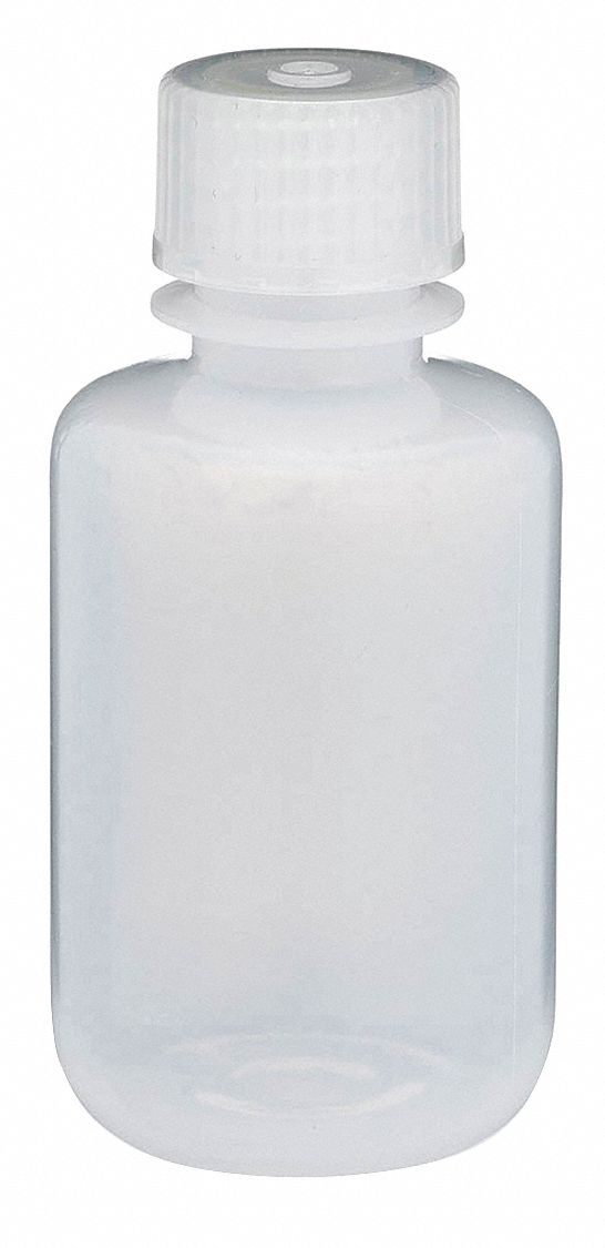 Bottle, 85 mm H, Natural, 41 mm Dia, PK12