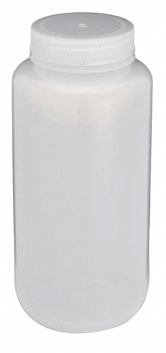 Bottle, 199 mm H, Natural, 91 mm Dia, PK6