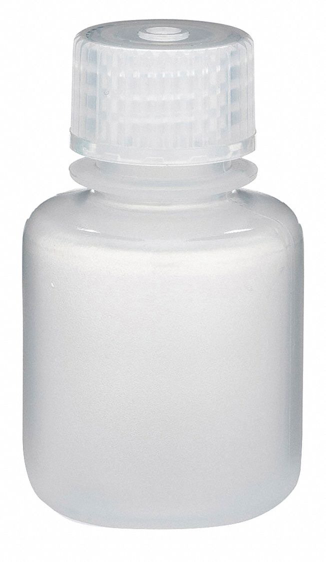 Bottle, 62 mm H, Natural, 36 mm Dia, PK12