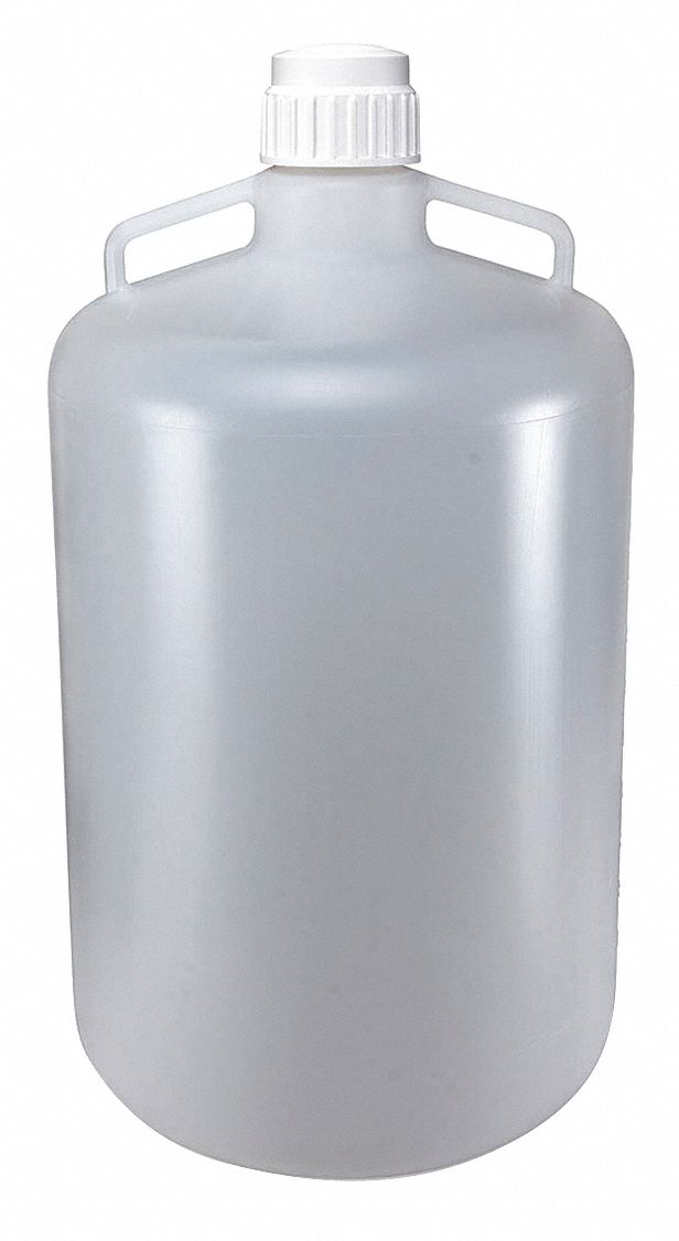 GLOBE SCIENTIFIC, Cylindrical, Integral Shoulder Carboy/Jerrican/Jug