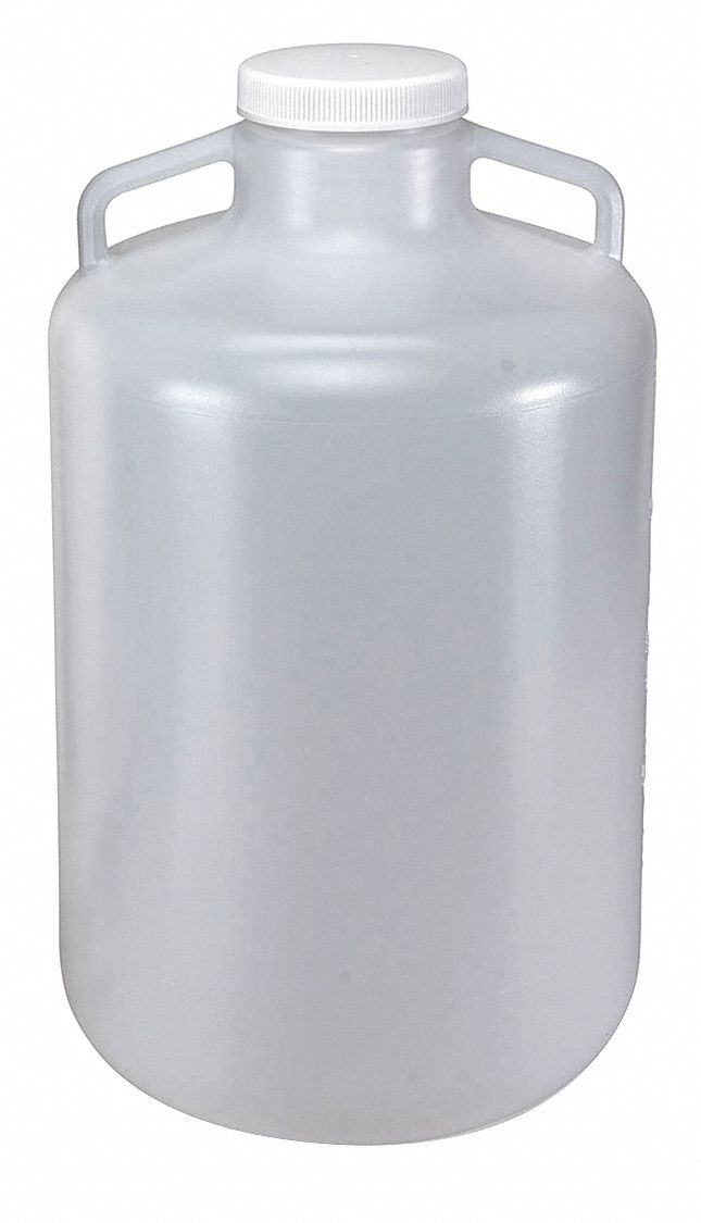 GLOBE SCIENTIFIC, Cylindrical, Integral Shoulder Carboy/Jerrican/Jug