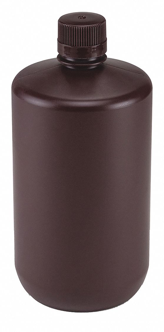 Bottle, 252 mm H, Amber, 118 mm Dia