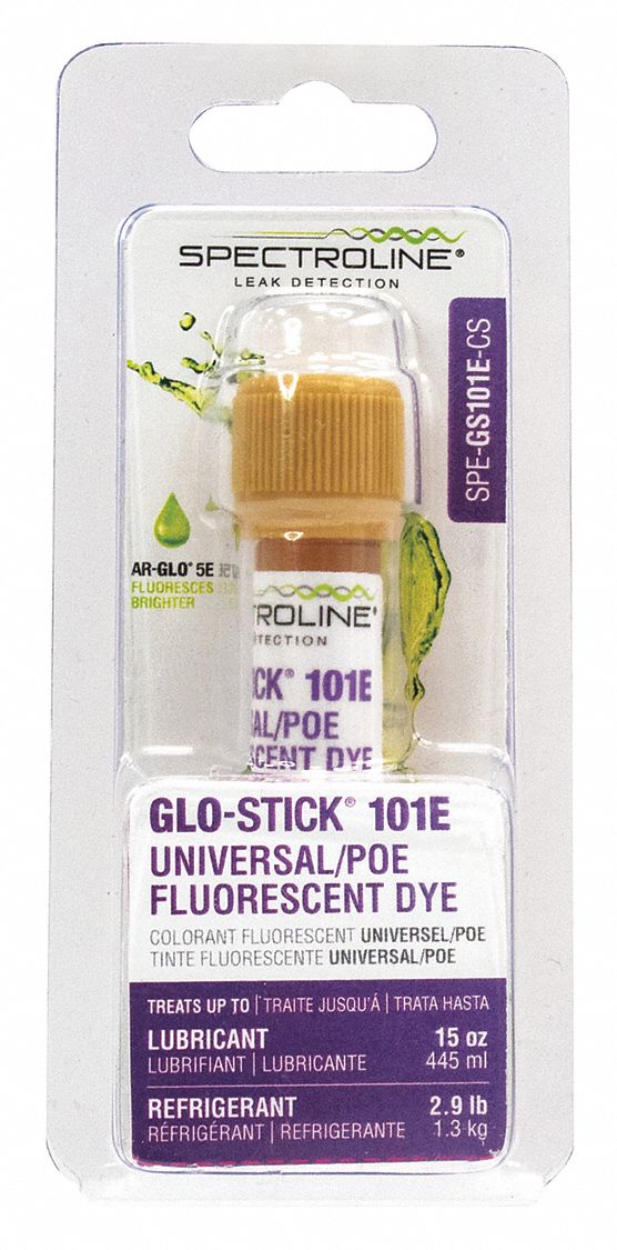 SPECTROLINE, 0.03 oz, Fluorescent Dye - 55NH62|SPE-GS101E-CS - Grainger
