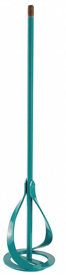 COLLOMIX FM60S PK 2 Mixing Paddle,Stiff Type,Teal 55NJ36