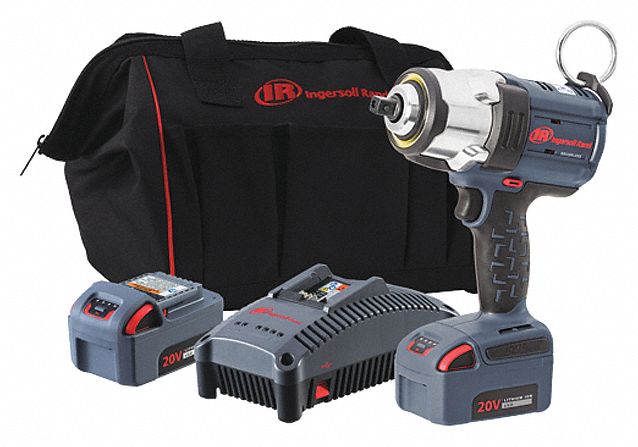 Impact Wrench: 1/2 in Drive Size, 1, 000 ft-lb Fastening Torque, Brushless, IQV20™