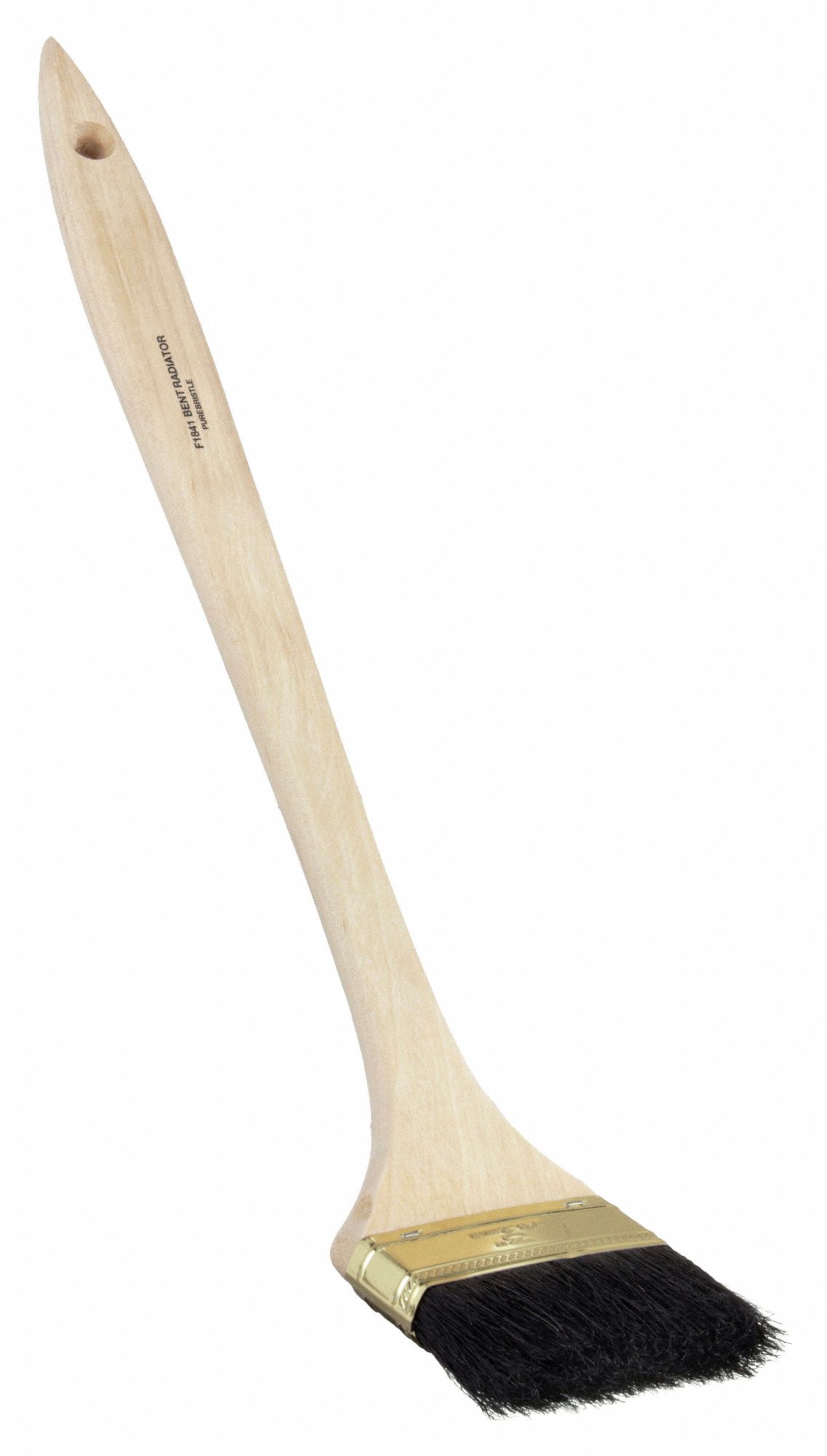 Paint Brush: Bent Radiator Brush, 3 in, Natural, China Hair