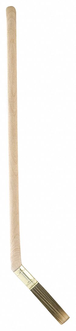 Paint Brush: Bent Radiator Brush, 3 in, Synthetic, Polyester