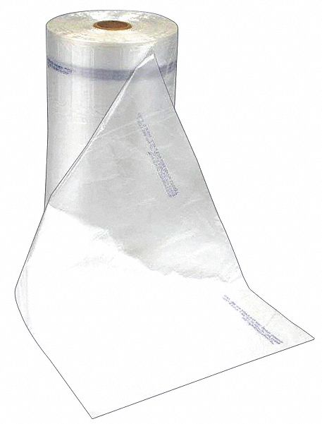 PRODUCE BAG, TWIST TIE, 14 IN L, 11 IN W, CLEAR, OPEN, FDA COMPLIANT, 2,000 PK
