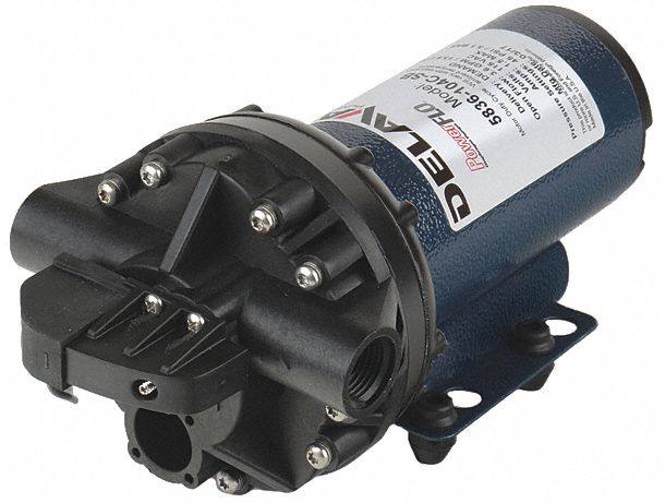 DIAPHRAGM PUMP,POLYP,5CMB,3.6GPM,45PSI