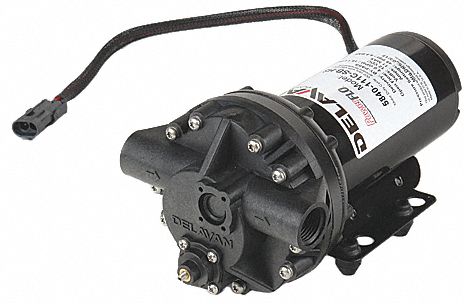 DIAPHRAGM PUMP,POLYP,5CMB,4GPM,45PSI