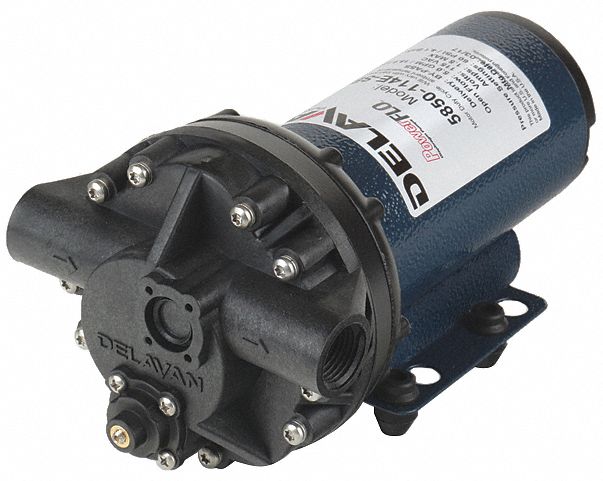 DIAPHRAGM PUMP,POLYP,5CMB,5GPM,60PSI