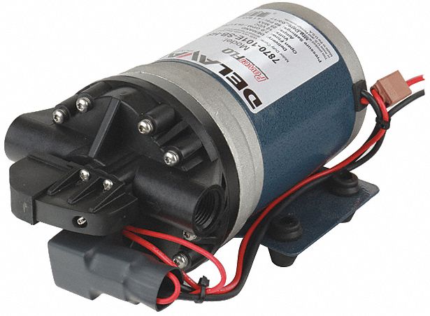 DIAPHRAGM PUMP,POLYP,5CMB,7GPM,60PSI