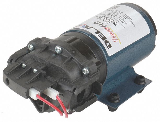 DIAPHRAGM PUMP,POLYP,3CMB,2.2GPM,60PSI
