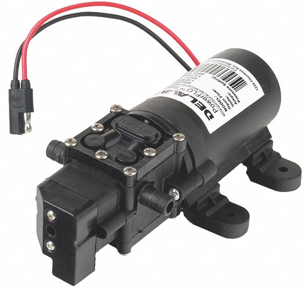 DIAPHRAGM PUMP,POLYP,2CMB,1GPM,40PSI
