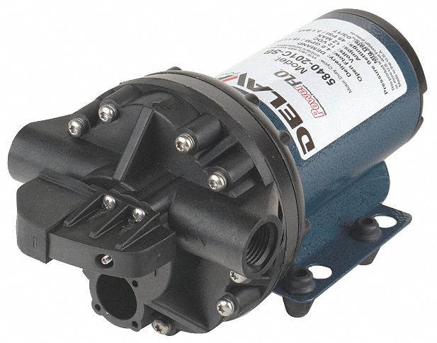 DIAPHRAGM PUMP,POLYP,5CMB,4GPM,45PSI