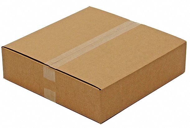 Shipping Box: 16 in Inside Lg, 16 in Inside Wd, 4 in Inside Ht, 200# - Flat, Single Wall