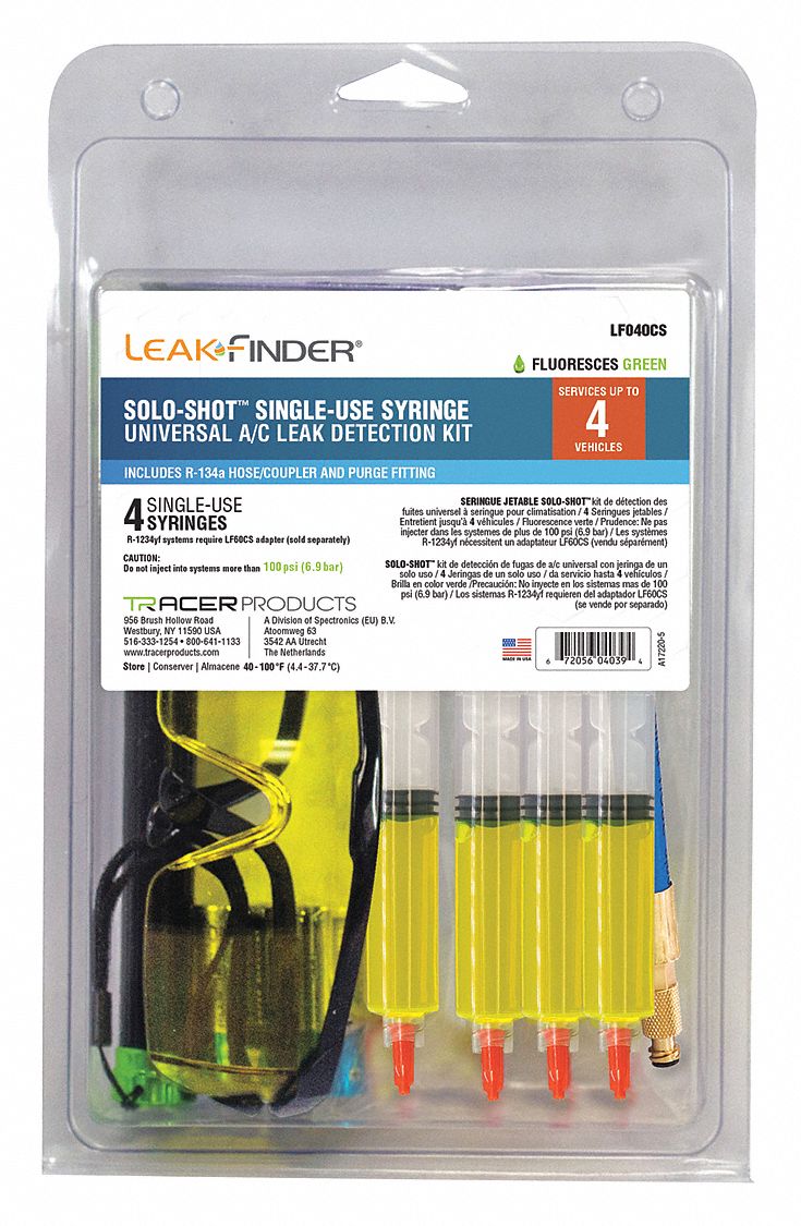 LEAKFINDER, UV Leak Detection Kit, 6 Pieces, UV Leak Detection Kit