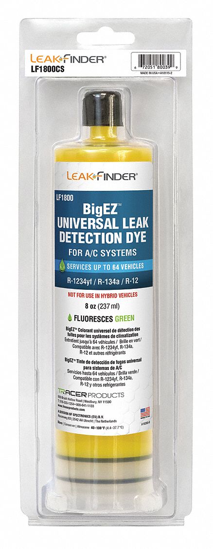 Universal Dye Cartridge: A/C Dye Refill, 1 Pieces, R-1234yf/R-134a