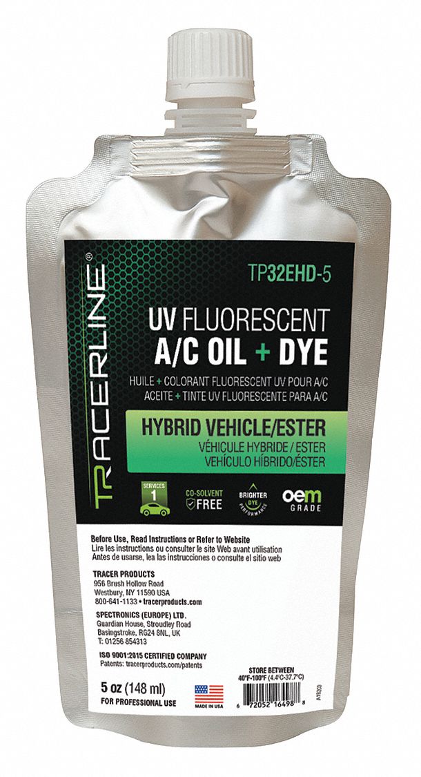 Hybrid Vehicle Leak Detection Dye