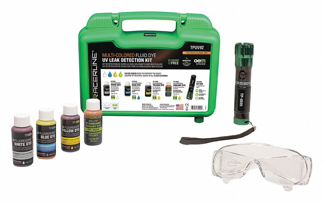 TRACERLINE, UV Leak Detection Kit, 1 Pieces, UV Leak Detection Kit ...