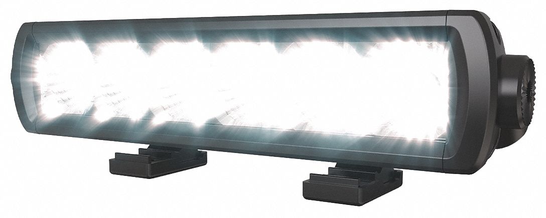 Vehicle Work Light: Rectangular, Flood, LED, Bolt, Blunt Cut Wires, Universal, Surface Mount