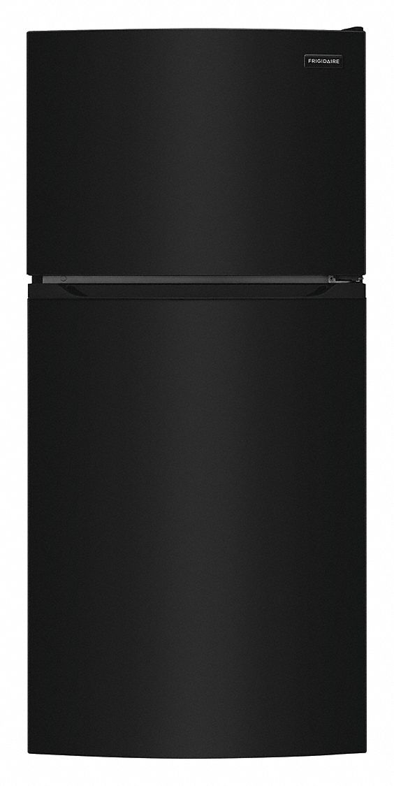 Top-Freezer Refrigerator: Black, 13.9 cu ft Total Capacity, 3 Shelves, 9 to 16.9 cu ft