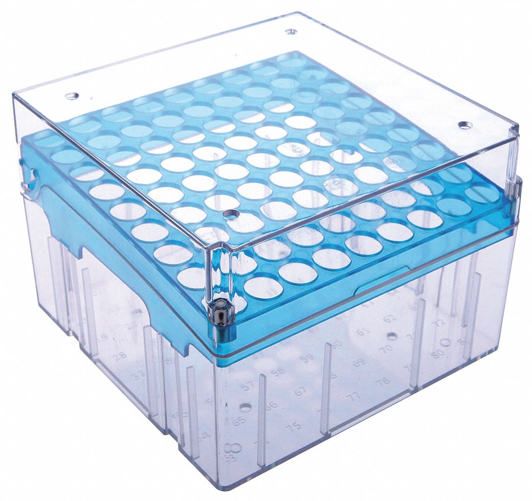 ARGOS TECHNOLOGIES CryoBoxes, Polycarbonate, Blue, 3.75 in
