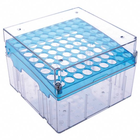 ARGOS TECHNOLOGIES, Polycarbonate, Blue, CryoBoxes 55NV76