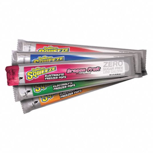 SQWINCHER, Sugar Free, 3 oz Yield per Unit, Freezer Pop - 55NV81 ...