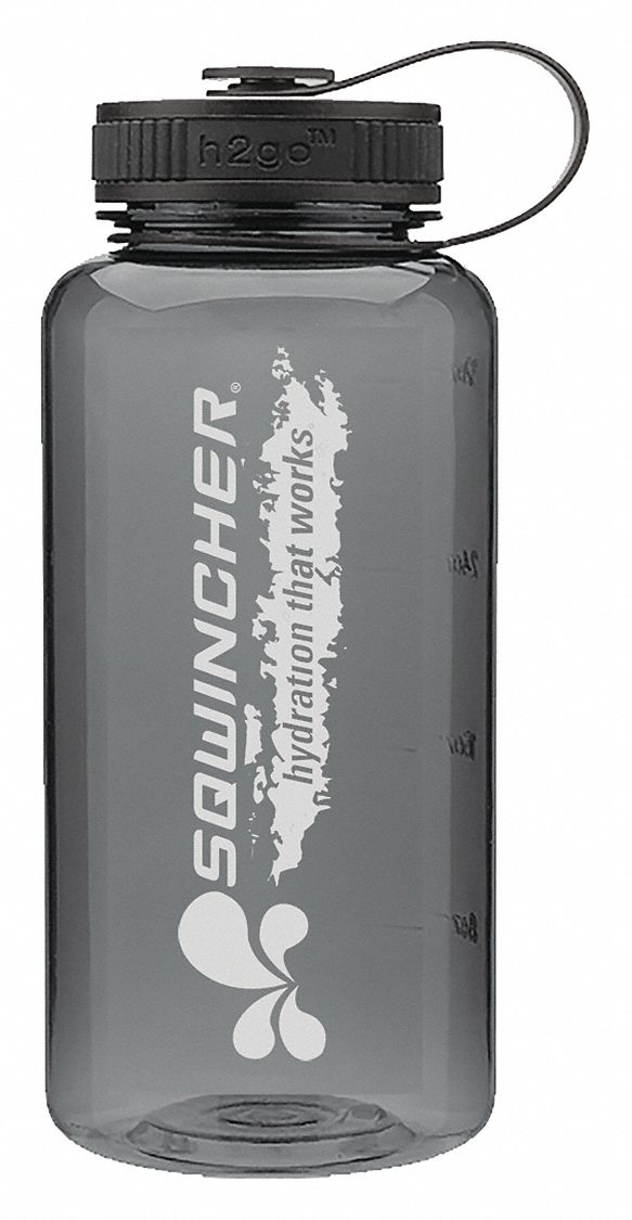 Water Bottle 30ozCap. Smoky Clear