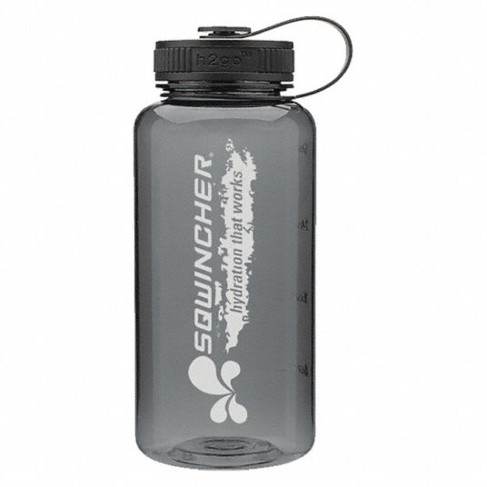 SQWINCHER, 30 oz Capacity, Polycarbonate, Water Bottle - 55NV89 ...