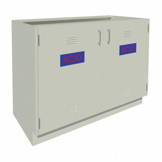 35 1/8 in Overall Ht, 22 in Overall Dp, Acid Cabinet - 55NW26|GRJTP188 ...