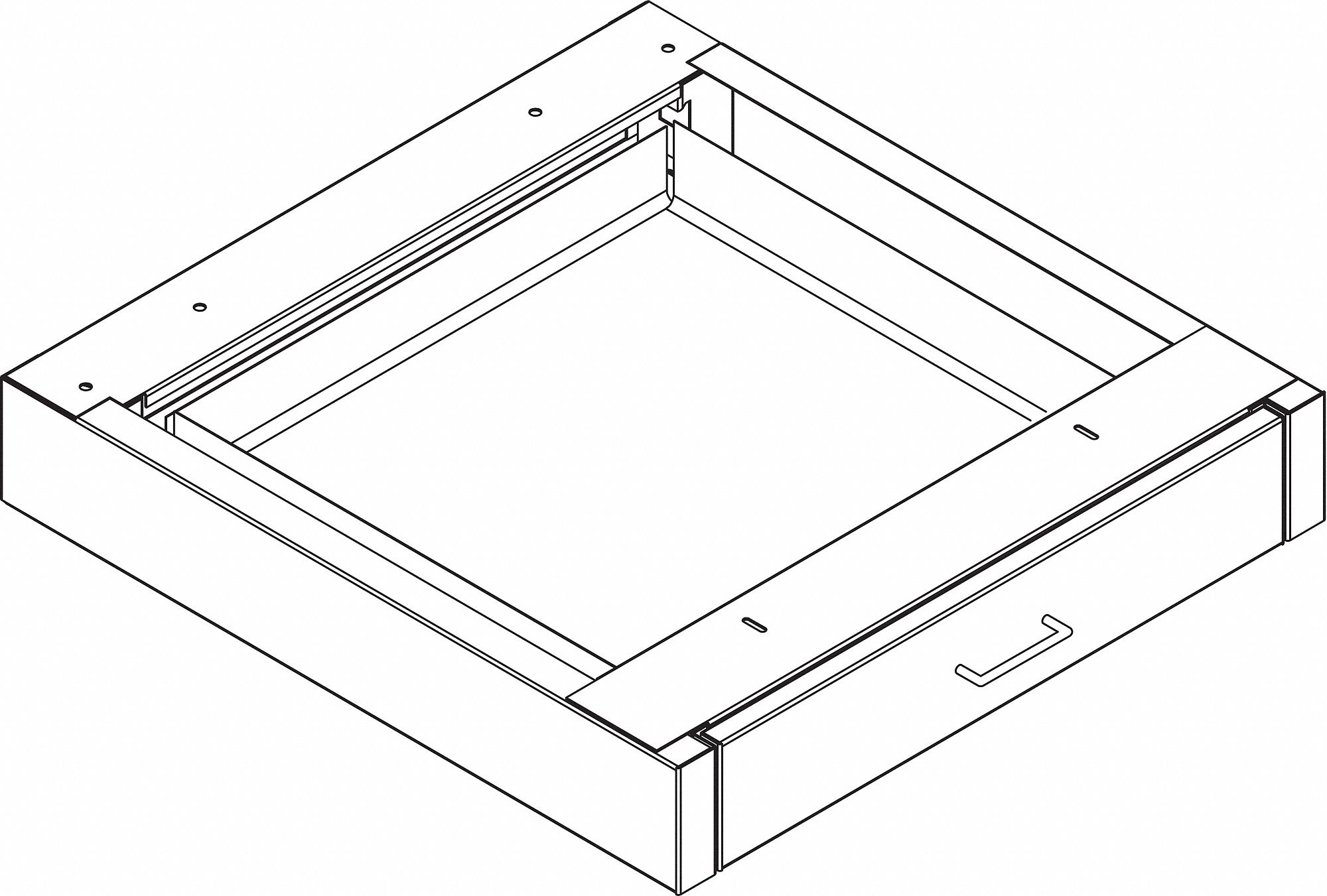 Metal, Suspended Pencil Drawer - 55NW42