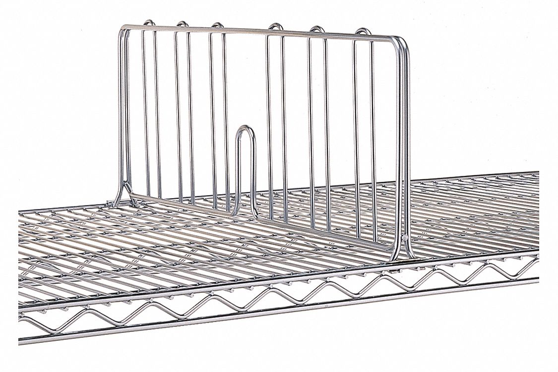 Pedigo Shelf Divider, Six Inch (6), For Wire Shelf