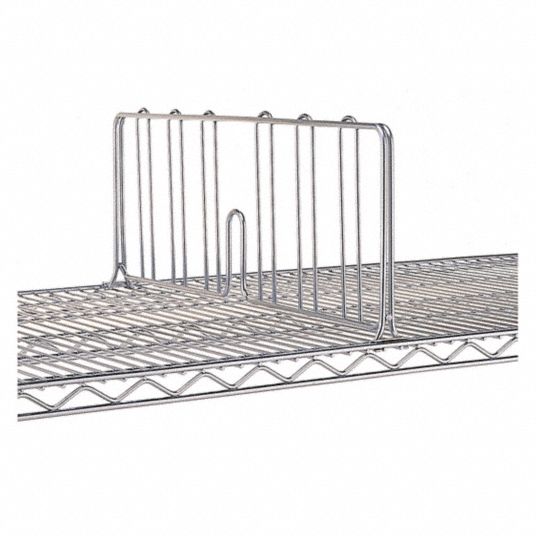 Regency 24 Chrome Wire Shelf Divider for Wire Shelving - 24 x 8