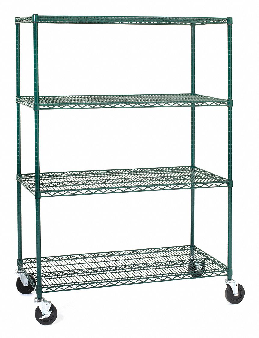 Metal Shelving, 10 ga., 48" W, 18" D