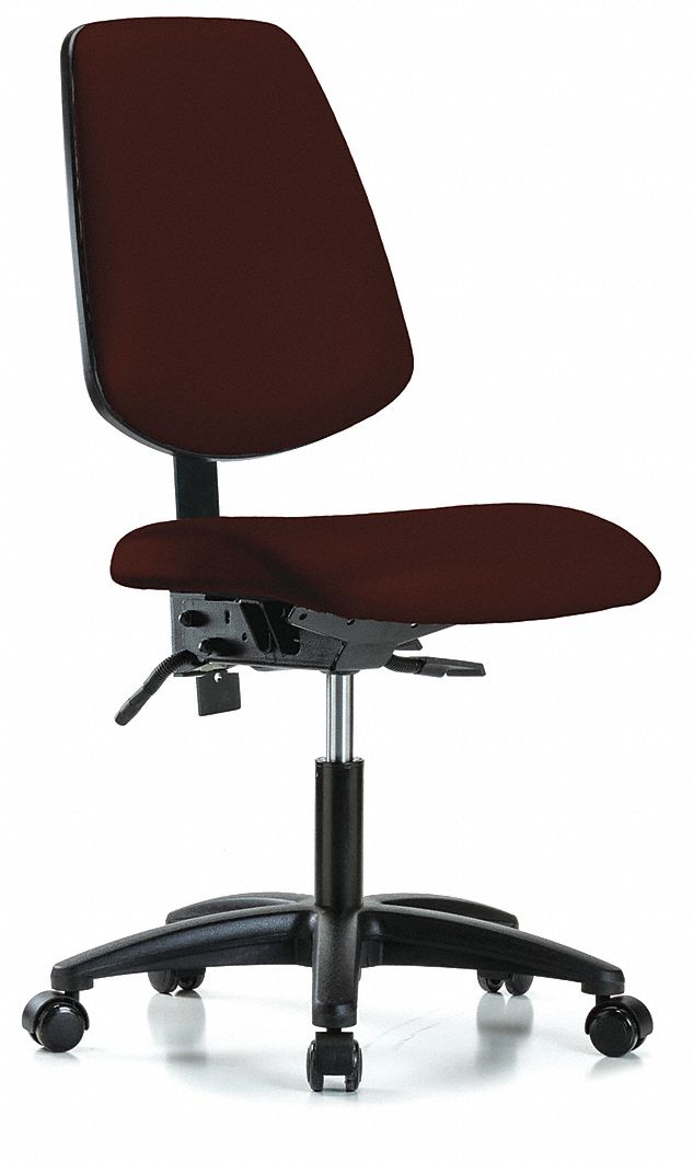 Cleanroom Task Chair, 300 lb. Cap., Vinyl