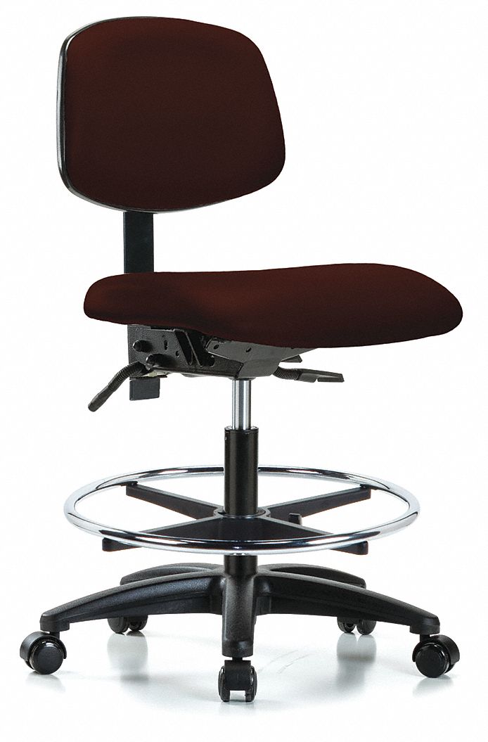 Cleanroom Task Chair, 300 lb. Cap., Vinyl
