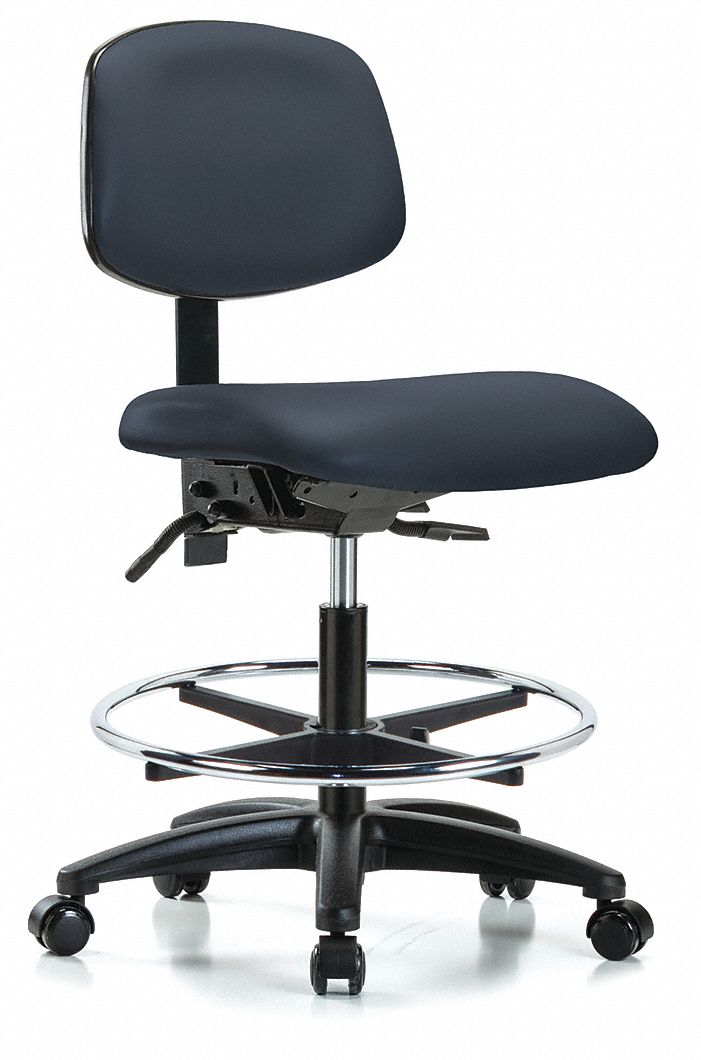 Cleanroom Task Chair, 300 lb. Cap., Vinyl