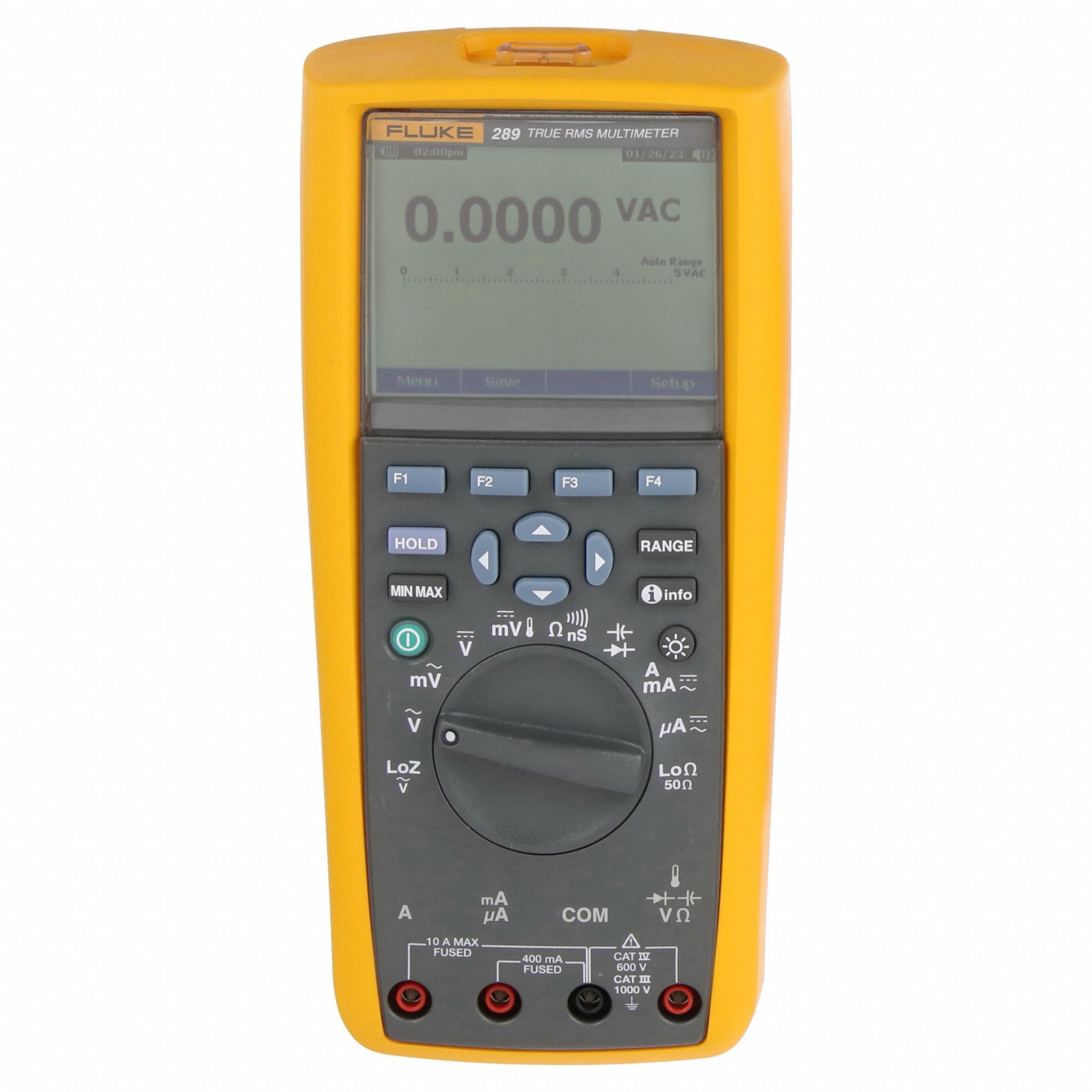 Digital Multimeter: TRMS, CAT III 1000V/CAT IV 600V, 400 A Max AC Current Measurement, USB