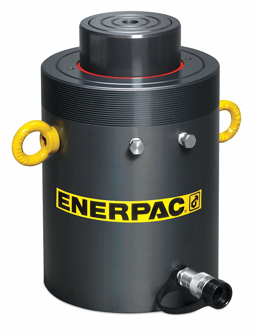 ENERPAC Hydraulic Ram, High Cycle, Body Material Steel, 100 ton, Stroke