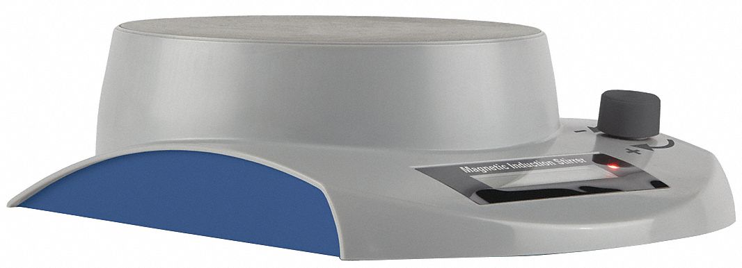 Magnetic Stirrer: 1 Positions, 7 1/2 in Plate Wd, 7 1/2 in Plate Lg, Round