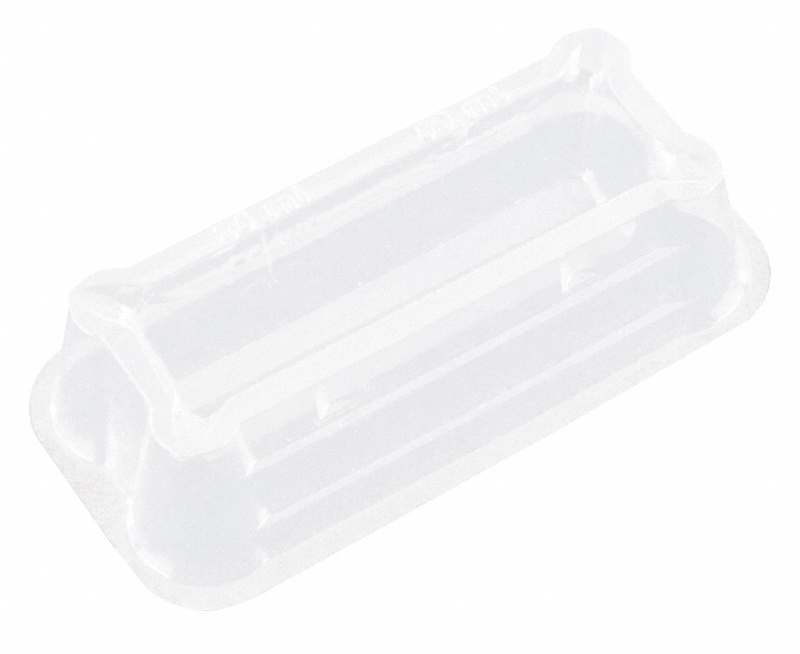 Reagent Reservoir: Sterile, 50 mL Capacity, PVC, 1 3/8 in Overall Ht, 4 1/2 in Overall Lg