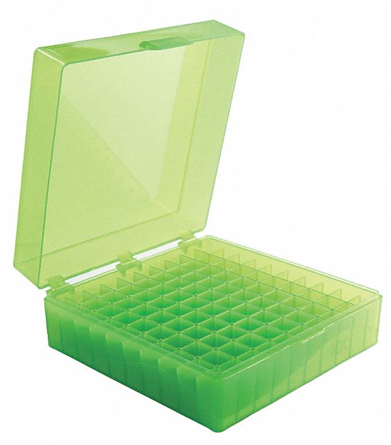 HEATHROW SCIENTIFIC, Autoclavable, Tubes/Vials, Rectangular Storage Box ...