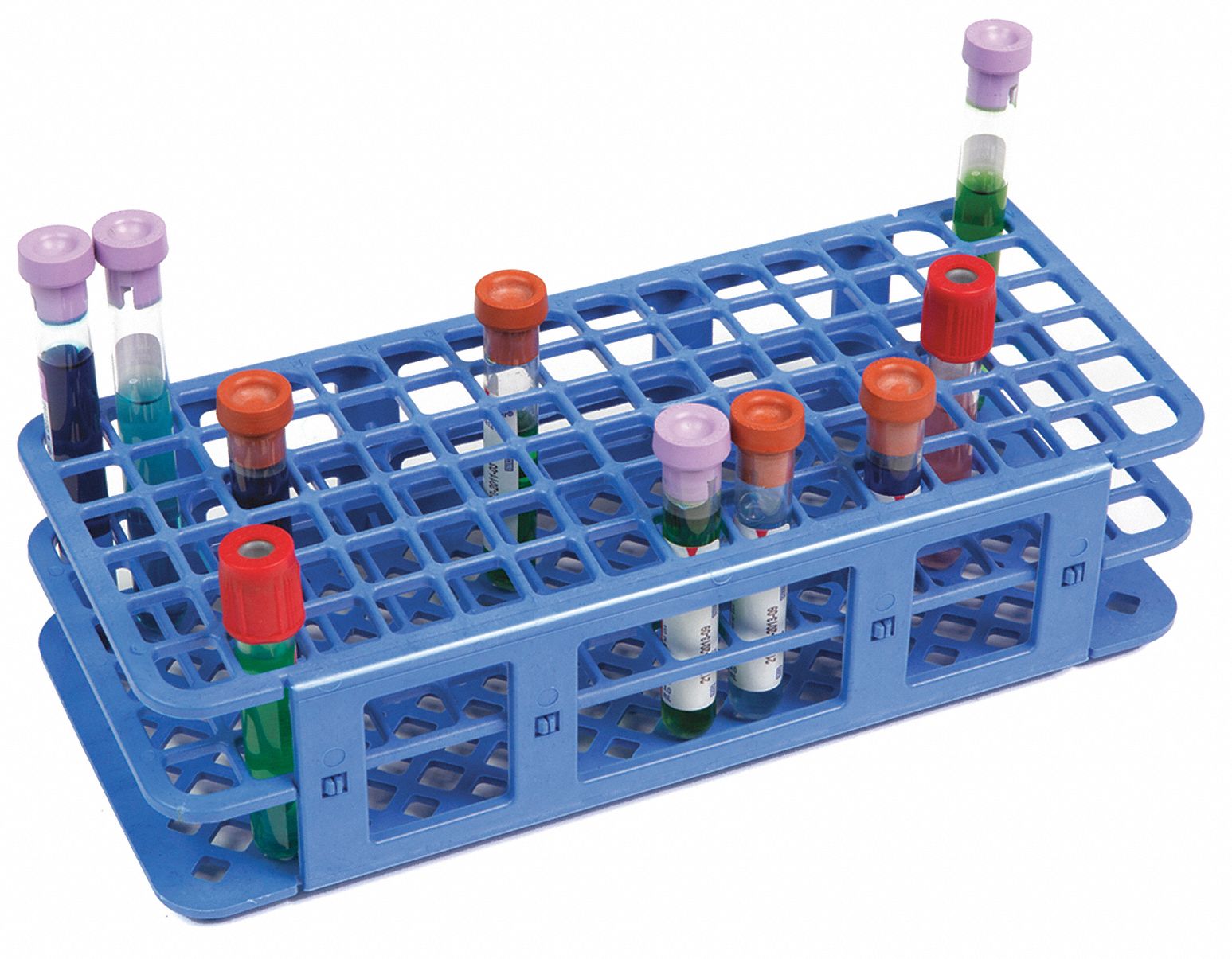 HEATHROW SCIENTIFIC Test Tube Rack, 90 Compartments 55PT47HS243073R Grainger
