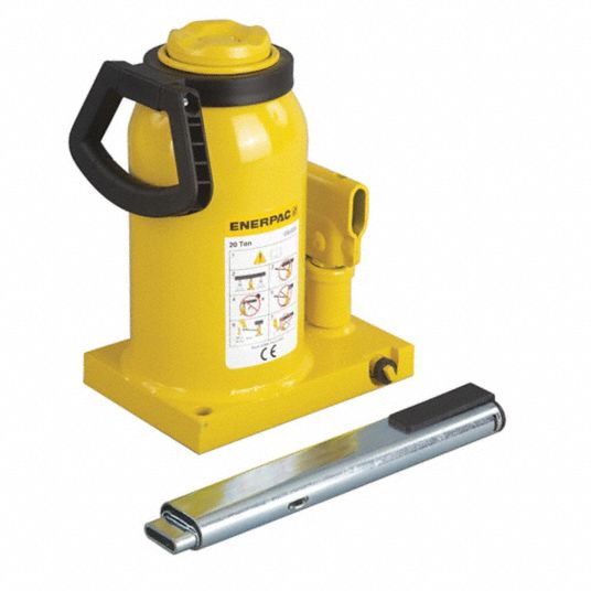 ENERPAC, Bottle Jack, Steel, High-Clearance Bottle Jacks - 55PV46 ...