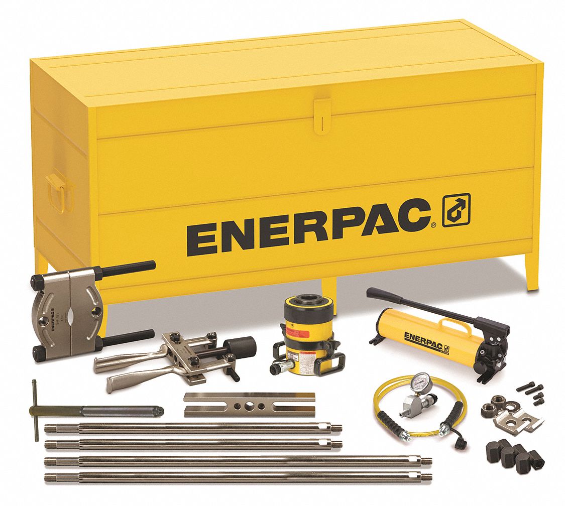 ENERPAC Hydraulic Puller Set, Cylinder Nominal Capacity 25 ton, Stroke