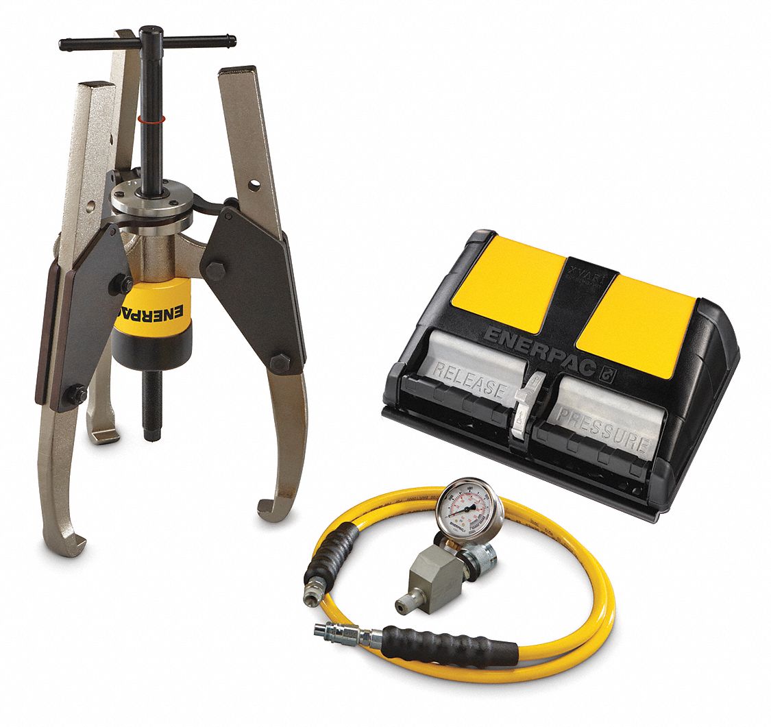 ENERPAC Hydraulic Puller Set, Cylinder Nominal Capacity 36 ton, Stroke